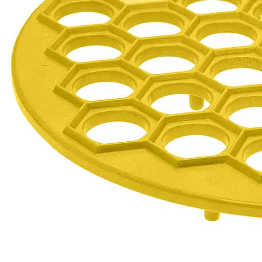 Пластикова пельменниця (форма для приготування пельменів) Ø 26 см Жовтий 84635 - фото 2