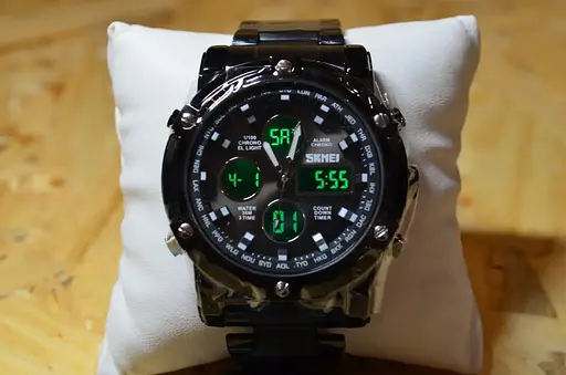 Класичний годинник Skmei 1389 чорні - фото 7