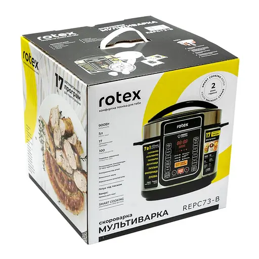 Мультиварка-скороварка Rotex REPC73-B - фото 7