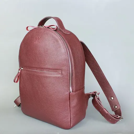 Кожаный рюкзак Groove M марсала флотар - фото 3