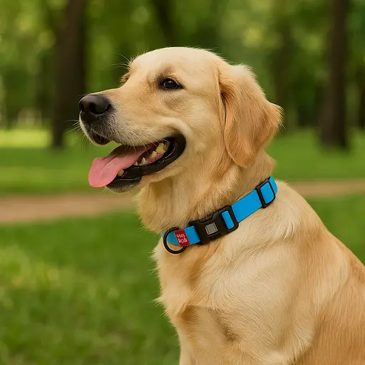 Нашийник для собак водостійкий Waudog Waterproof з QR-паспортом пластикова пряжка-фастекс Ш 25 мм Д 34-49 см салатовий - фото 7