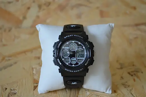 Детские спортивные наручные часы Skmei 1163 (Черные) - фото 6