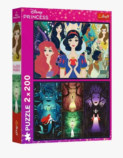 Пазли "Чарівні принцеси. Дісней", 13317 Trefl, 2х200 елементів, у коробці (5900511133172) - фото 1