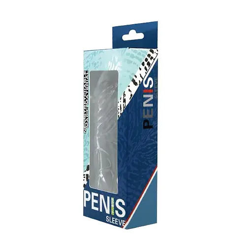 Насадка на пенис Baile Penis Sleeve 14 см прозрачный - фото 3