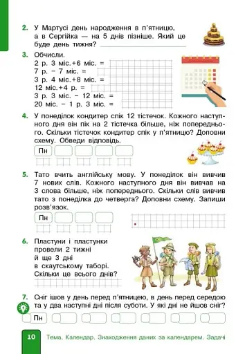 Математика. 2 клас. Навчальний посібник. Частина 3 (у 3-х частинах) до підручника Гісь О.М. та ін. - фото 2
