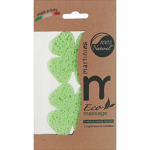 Массажная целлюлозная экогубка Martini Spa Eco Massage Removers для лица 2 шт. (4052P00)
