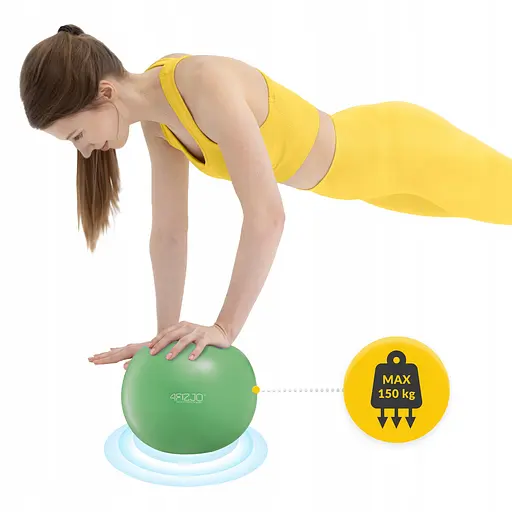 Мяч для пилатеса, йоги, реабилитации 4FIZJO 22 см Green (P-5905973404853) - фото 5
