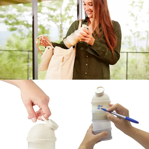 Набір контейнерів Babymoov Babydose Mineral Sand 60 мл х 4 шт. (A004215) - фото 7