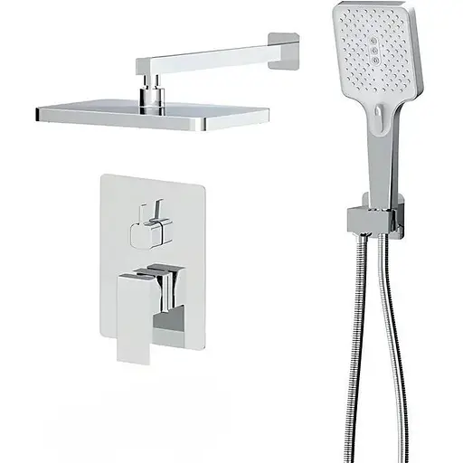 Душова система прихованого монтажу Haiba Gaudi 003 HB9644, Хром - фото 1