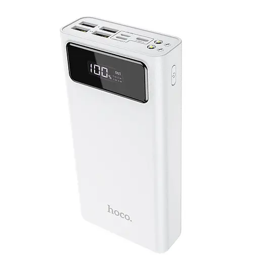 УМБ Hoco General LED Display power bank J65 30000mAh 4USB / Lightning / Type-C 2А - фото 1