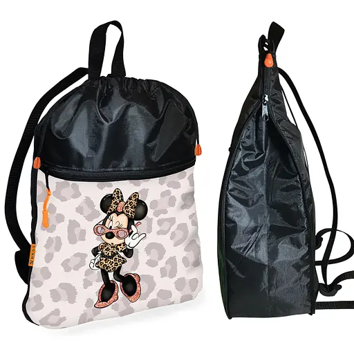 Рюкзак-мішок для взуття, спортивної форми Міккі Маус дитяча сумка для змінки з розширювачем (01335)