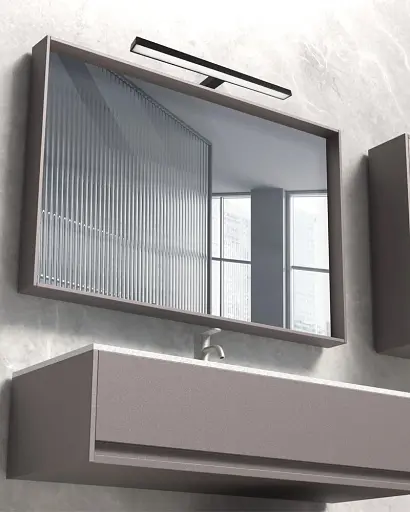 Світильник підсвітка для дзеркала Goldlux 328564 Milos Led 30 1x5W 4000K 520Lm IP44 чорний - фото 3