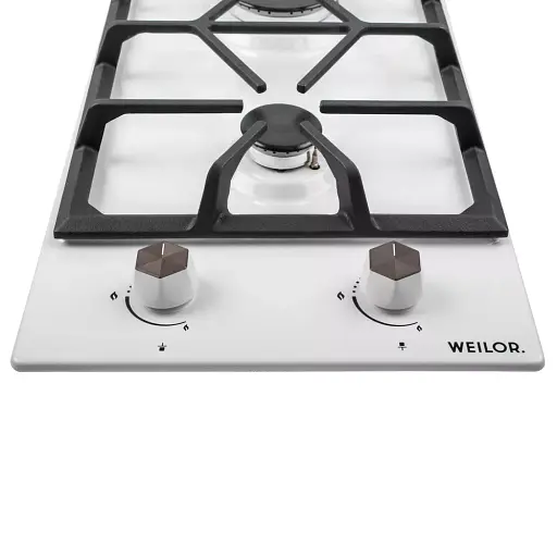 Поверхня газова Domino на металі Weilor GM 304 WH - фото 5