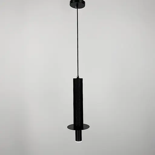 Підвіс Aurea із чорним бетонним корпусом 38х6 см Line.F MJ 161-120*430 BK - фото 4