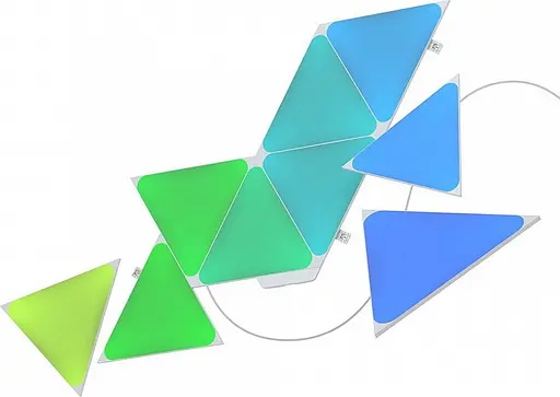 Умная система освещения Nanoleaf Shapes Triangles Starter Kit 9шт [80701] - фото 2