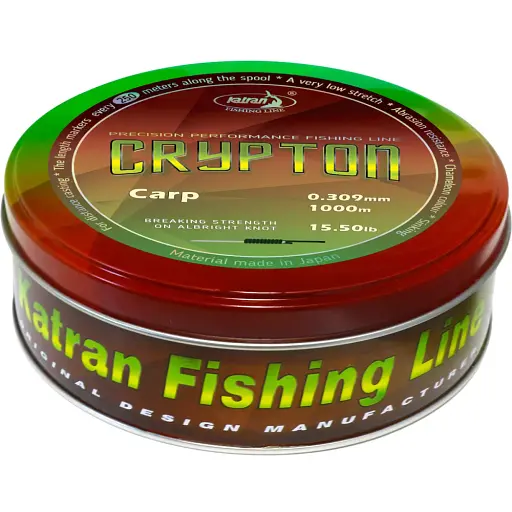 Леска Katran Crypton Carp 1000 м (хамелеон) 0.309 мм 15.5 lb/7.03 кг - фото 2