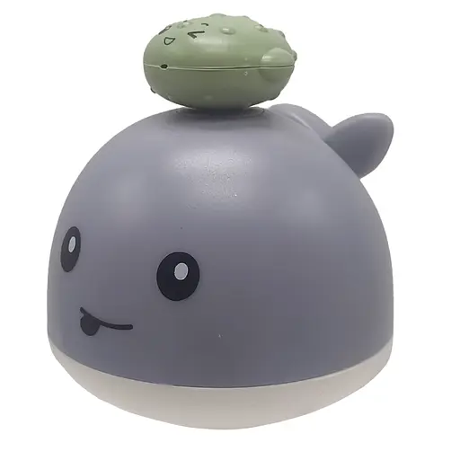 Детская игрушка для ванны "КИТ" 7021, 15 см Серый