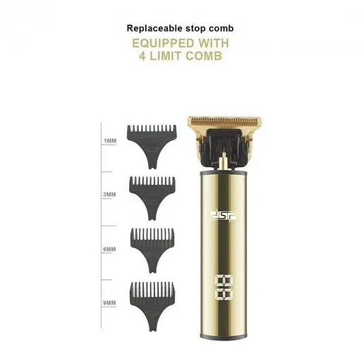 Професійна бездротова машинка для стрижки волосся DSP 90355 з LED дисплеєм - фото 4