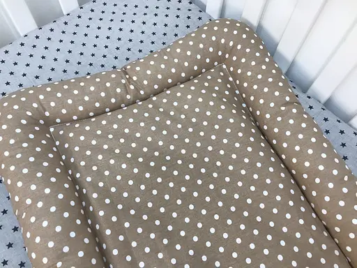 Матрац Moontime на пеленальний стіл "Горох коричневий" - фото 2