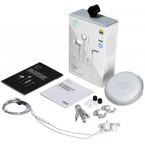 Наушники Asus проводные ROG cetra II Core (90YH0360-B2UA00) белые - фото 7