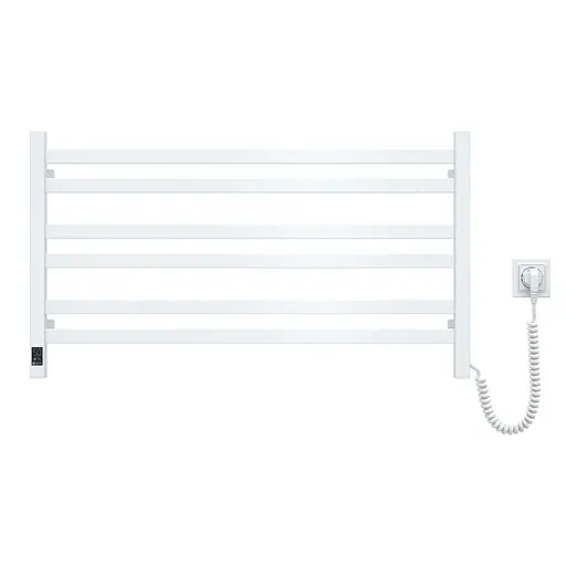 Електрична рушникосушка Navin Авангард 900x500 Sensor правобічна з таймером, біла 12-228153-3680, Білий, Праве, Електронний - фото 2