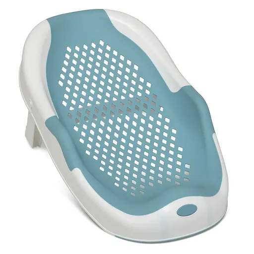 Горка для купания SHELL силикон, складная, 55x30x23 см, голубой