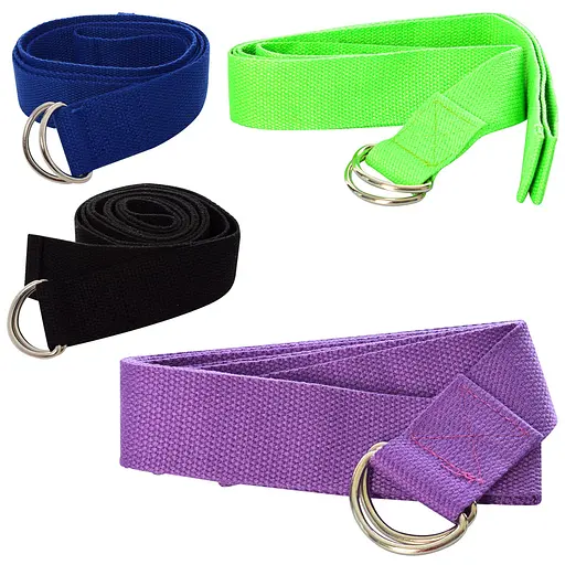 Еспандер стрічка, ремінь, 1.8 м, для йоги, 16x4x2 см (В асортименті) - фото 2