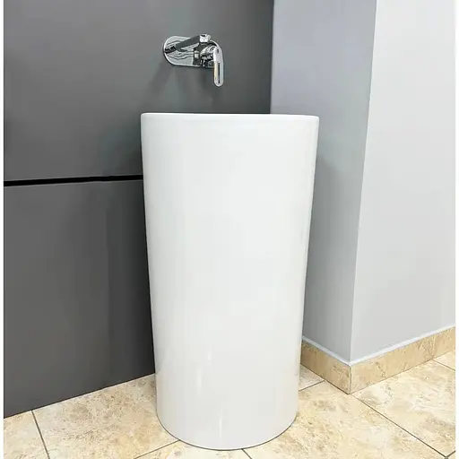 Умивальник VBI Matera white підлоговий VBI-019001, Білий - фото 1