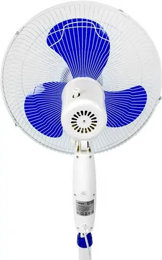 Напольный вентилятор Rotex RAF42-B 40Вт 40см с защитной решеткой и регулировкой высоты 16.5м² Белый/Синий - фото 3