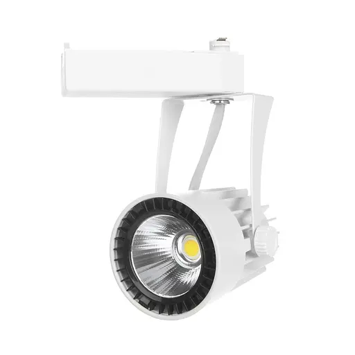 Светильник трековый поворотный LED-410/12W NW WH COB Brille 32-243