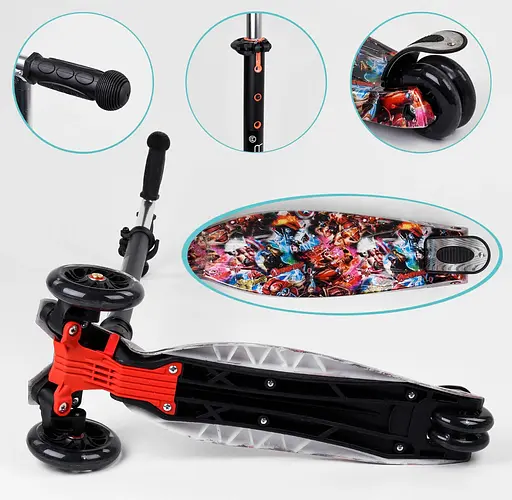 Детский самокат Best Scooter A 25780 Maxi черный - фото 5
