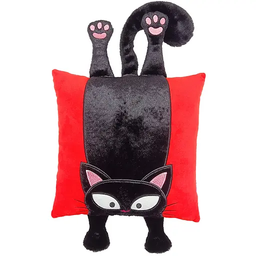 Подушка декоративна "Кіт Чорниш" WP MERCHANDISE FWPCATBLACKIE25BK - фото 1