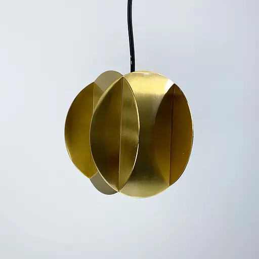 Необычный геометрический латунный светильник 15х15 см | Line F | Арт. MJ15-150*150 - фото 2