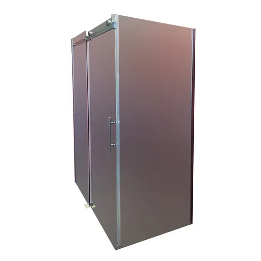 Бічна стінка для кабіни Koer SR SW01-90x200-TR-07 прозоре скло Easy Clean 8 мм, graphite KR5382, прозоре, графіт - фото 6