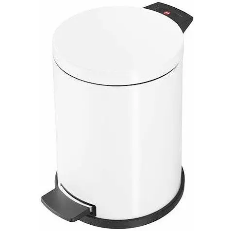 Ведро для мусора с педалью Mertinox 12 л Белый 4501.2435S.101.12 white  - фото 1