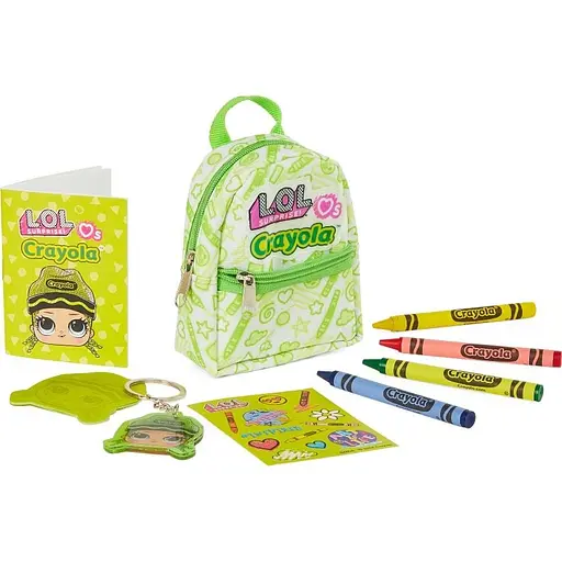 Уценка. Набор для творчества Crayola Мини-рюкзак зеленый (35054-A)