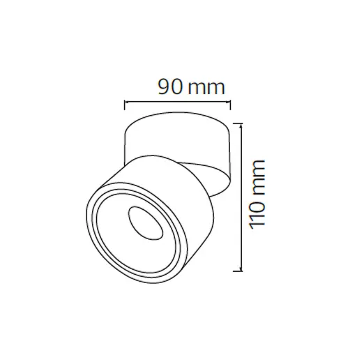 Светильник накладной LAYLA-15 15W 4200K белый - фото 2