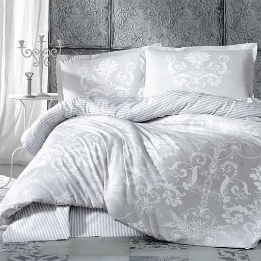 Постельное белье Alone V1 Gri Ранфорс Clasy pbe0052102 - фото 1