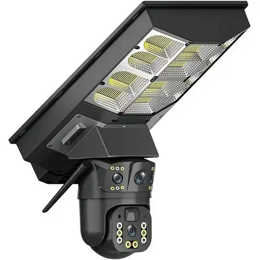 Камера видеонаблюдения Ajax PTZ уличная Wi-Fi+LED лампа+солнечная панель (SPM-XA01/T19-4G) - фото 2