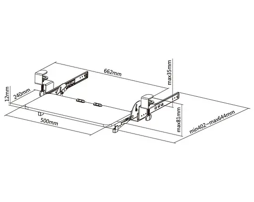 Геймерский стол OfficePro KT135B Black (KT135B) - фото 12