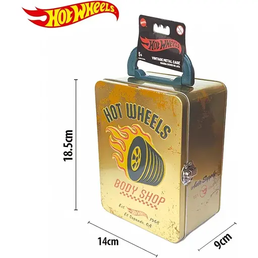 Контейнер Hot Wheels для 18 машинок вінтажний золотистий (HWCC22G) - фото 4