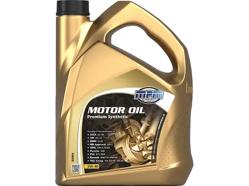 Моторна олива MPM Premium Synthetic 5W-40 5л (05005)