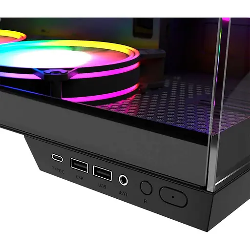 Корпус Modecom VOLCANO PANORAMA APEX GREY без БП (AT-PANORAMA-5F-ARGB-10-00) - фото 9