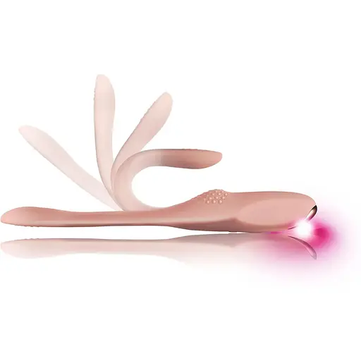 Универсальный вибратор Rocks Off Two-Vibe Pink - фото 3