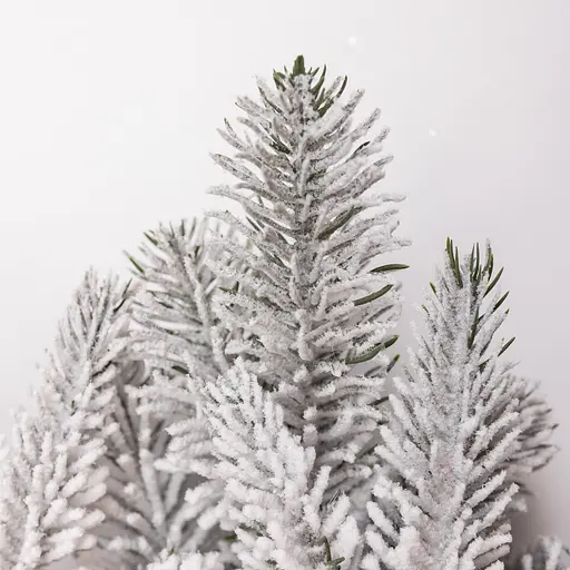 Литий декоративний штучний свічник засніжений Lugi SOK-O-4 Тріумф зимовий Преміум на 1 свічку - фото 3