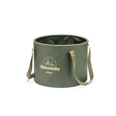 Складне відро Naturehike NH20SJ040 для води із ПВХ 20л (Зелений)