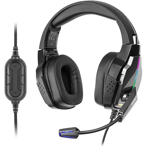 Комп'ютерна аудіо гарнітура Tracer Gamezone Hydra Pro RGB 7.1 (TRASLU46955)