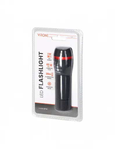 Ліхтарик світлодіодний  Brille  Virone 1W з зумом 60lm 3xAAA LT-4 - фото 4