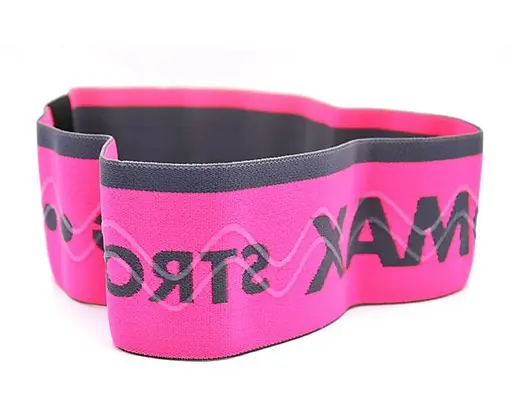 Набір тканинних гумок MadMax MFA-305 Hiploop для фітнесу та спорту 3 шт. Grey/Pink (MFA-305-3set) - фото 5