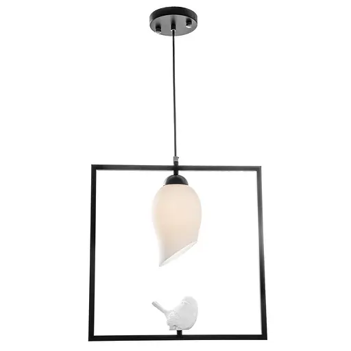 Люстра підвісна Brille для кухні E27 60W BK (BL-537S/1) - фото 4